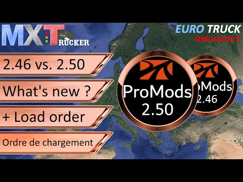 #55 ETS2 1.38 PROMODS 2.50 vs PROMODS 2.46 | MXTRUCKER