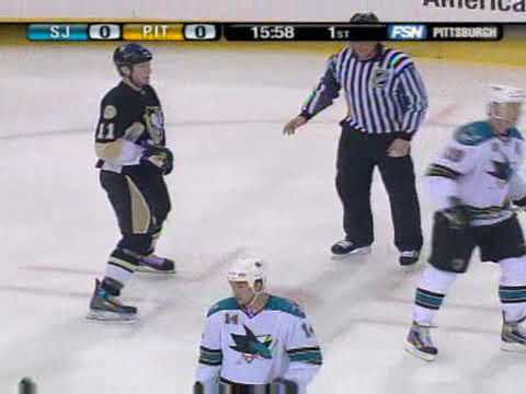 NHL 24.02.2008  San Jose Sharks - Pittsburgh Penguins