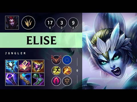 Elise Jungle vs Jarvan IV - EUW Grandmaster Patch 25.06