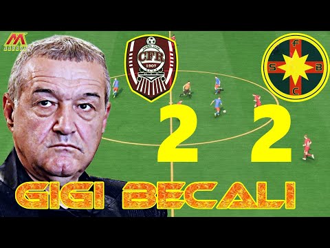 Gigi Becali reactii la cald si critici la arbitraj dupa CFR Cluj vs FCSB 2-2