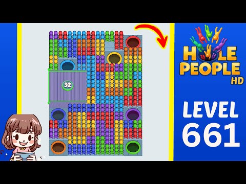 Hole People Level 661 Solution Walkthrough