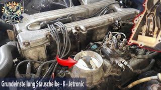 K-Jetronic: Regulacja tarczy spiętrzającej (M110)
