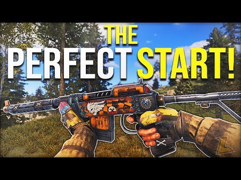 ENDING SALTY PLAYER THE PERFECT START TO THE WIPE DAY - Rust Survival Gameplay (S12-E1)