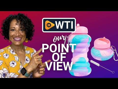 Donut Collapsible Kids Water Bottles - WTI product video review
