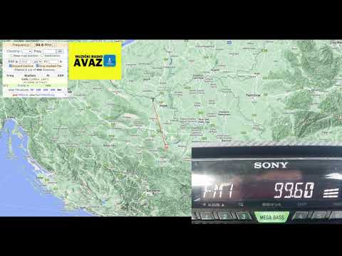 Radio Avaz - Čelić 🇧🇦 - 99,6 MHz received in Valpovo 🇭🇷
