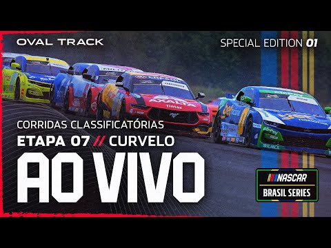 AO VIVO CORRIDAS 1 - ETAPA 7 - OVAL DE CURVELO - NASCAR BRASIL SERIES 2025