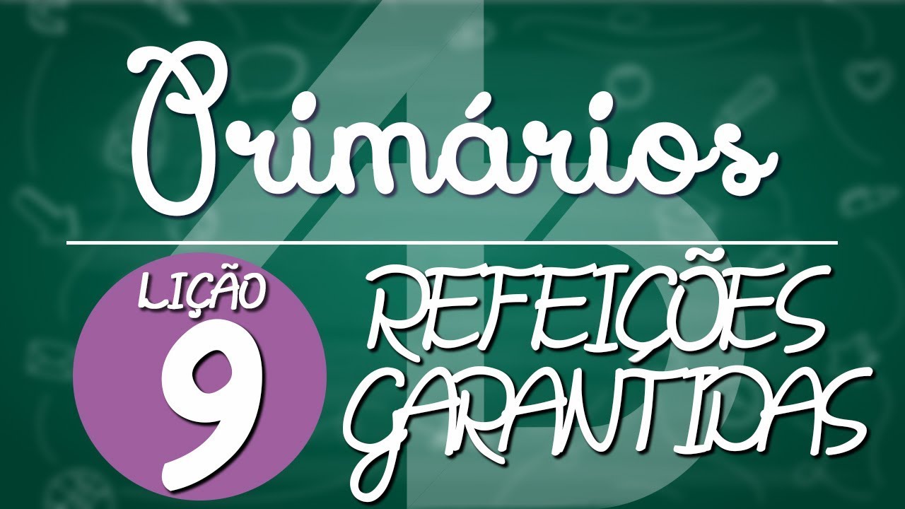 Refeições garantidas 