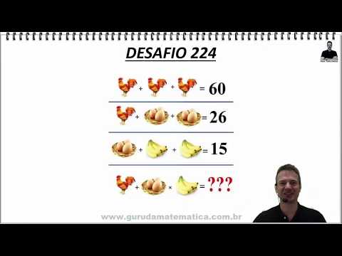 DESAFIO 224 - QUAL O VALOR DA INTERROGAÇÃO? (www.gurudamatematica.com.br)