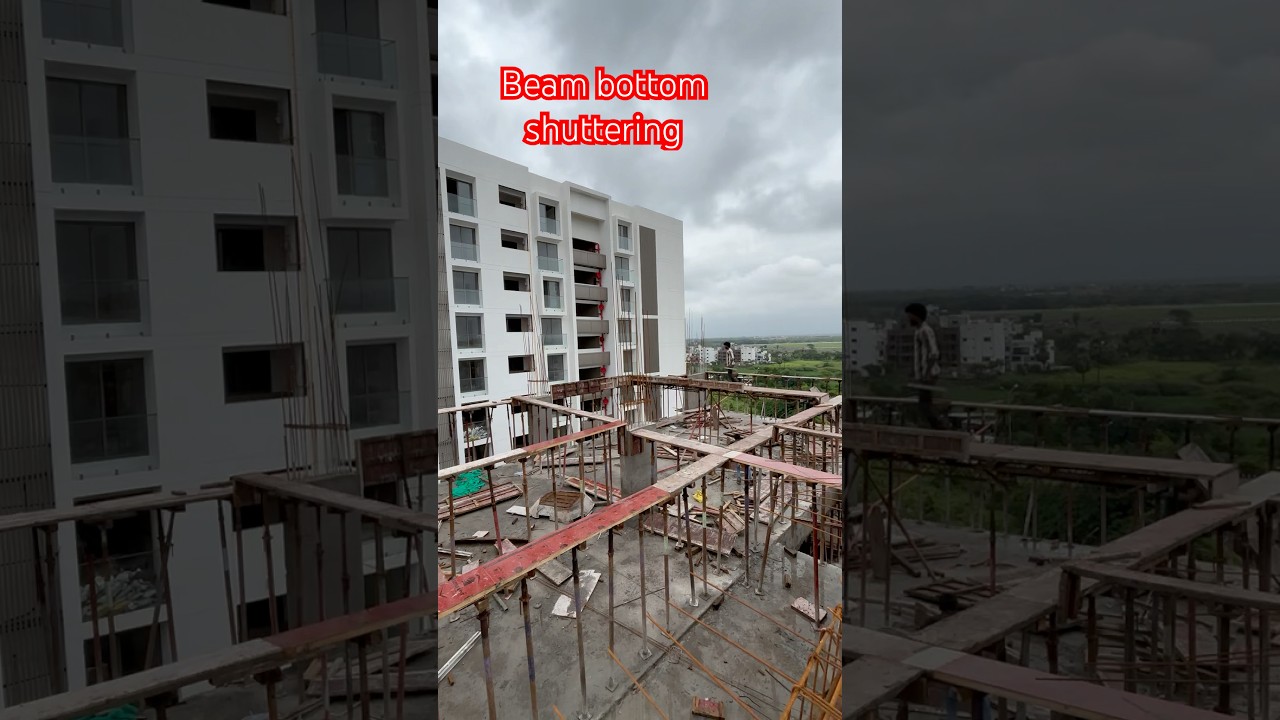 Beam bottom shuttering construction work #shorts #construction #work #bulding #trending #carpenter