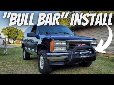 How to EASILY Install a Bull Bar, 1988-1998 OBS CHEVY & GMC TRUCKS
