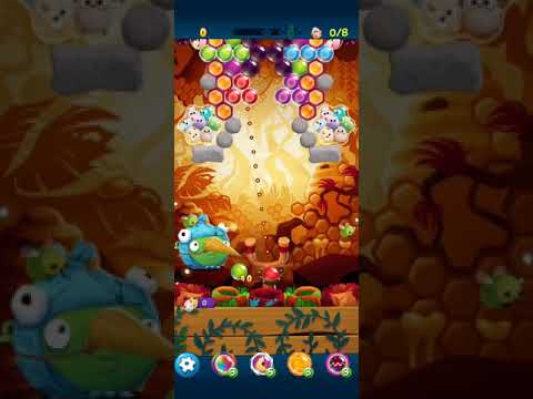 Angry birds pop bubble shooter level 135 NO BOOSTER