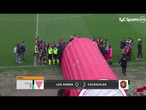 LOS ANDES 0- 2 COLEGIALES