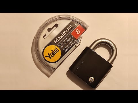 Kłódka Yale Series Y300/63 - bezpieczeństwo - 8 na 10 w skali producenta. Próba ataku wytrychem.