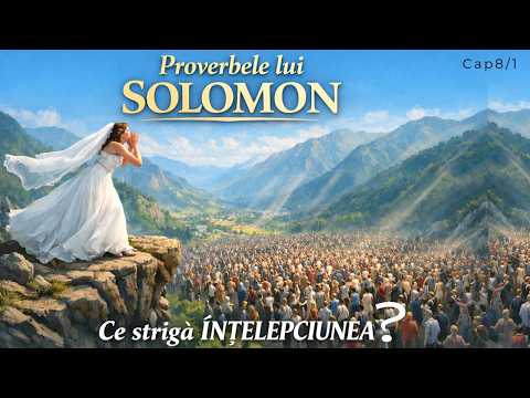 Proverbele lui Solomon 8/1| Răutatea, o urâciune pentru buzele Mele | Ce striga ÎNȚELEPCIUNEA?