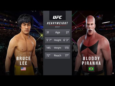 Bruce Lee vs. Bloody Piranha (EA sports UFC 3)