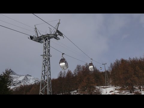 4-EUB Gondelbahn Saas Fee - Hannig (CH)