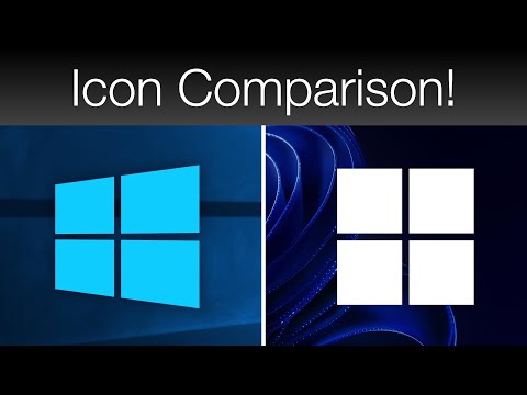 Windows 10 RTM vs Windows 11 Icons!