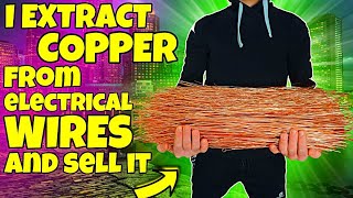 I make $500 a day recycling copper wires | Scrap Copper Wires