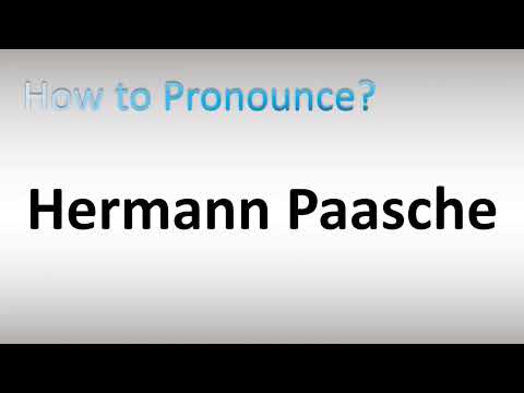 How to Pronounce Hermann Paasche