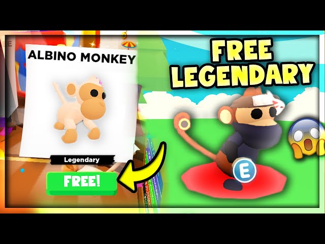 roblox adopt me mega albino monkey