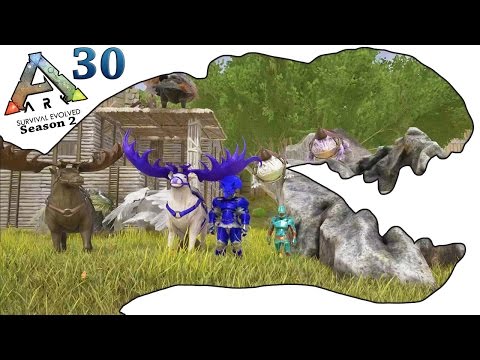ARK Survival Evolved Gameplay - S2 Ep30 - Beelzebufo Taming Frog & Megaloceros Taming - Let's Play