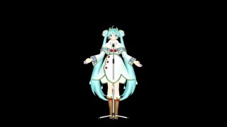 【Hatsune Miku】The Snow White Princess is【Hologram Ready 】