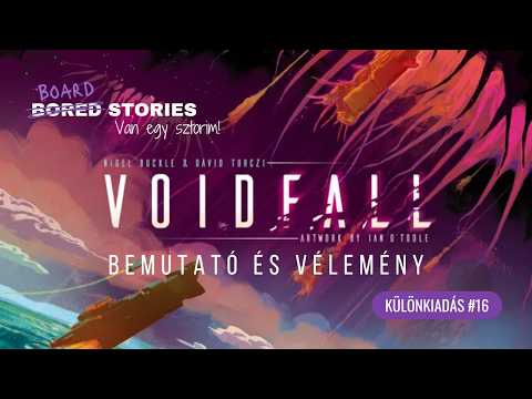 A legnehezebb sci-fi euro, amivel játszottunk? | Voidfall társasjáték 🟣 Különkiadás #16 - Board Stories | The GiftForge Podcast