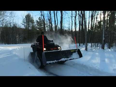 2021 Can-Am Outlander XT-P with Apache 360 Tracks and Promount Plow