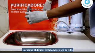 Purificador Doble EcoDuo instalación