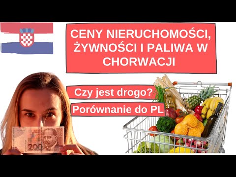 CENY W CHORWACJI - jaki jest koszt życia w porównaniu do Polski❓