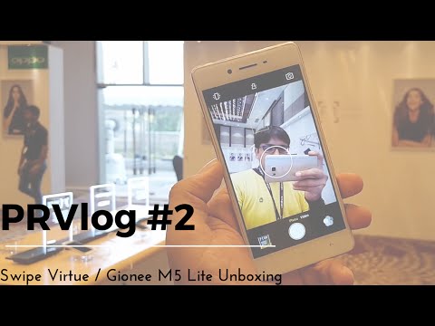 PRVlog #2 - Swipe Virtue / Gionee Marathon M5 Lite Unboxing