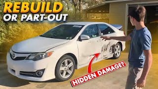 Rebuilding a Wrecked Toyota Camry from Copart