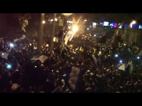 "banderazo del tomba mejor vista 2014" Barra: La Banda del Expreso &bull; Club: Godoy Cruz &bull; País: Argentina