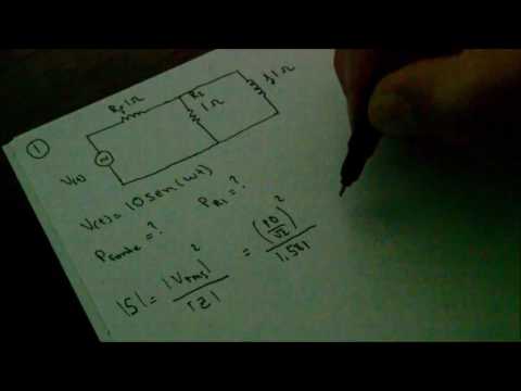 Potência em CA - Exercício 1