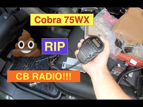 Uniden Bearcat CMX760 replacement for RIP Cobra 75WX-ST CB radio