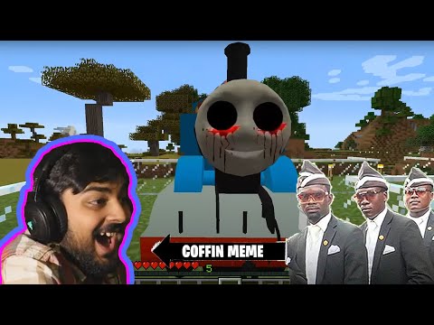 SO MUCH TRAPS from THOMAS THE TANK ENGINE.EXE in Minecraft - Coffin Meme