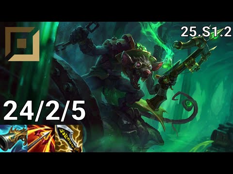 Twitch ADC vs Ezreal - EUW Master | Patch 25.S1.2