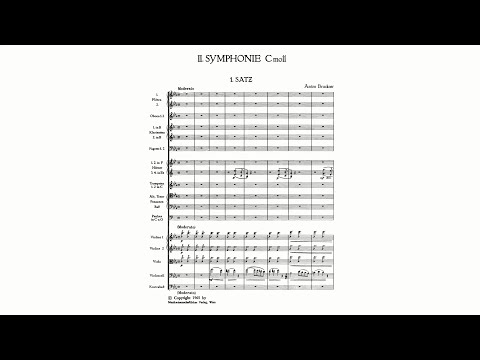 Bruckner: Symphony No. 2 in C minor, WAB 102 [2nd version; 1877] (with Score)