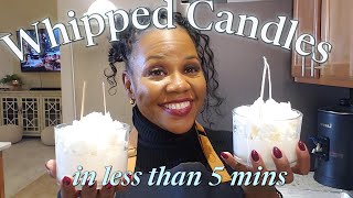 Relax & Watch: How to Add Whipped Wax Cloud Topping for Two Candles | Silent Video