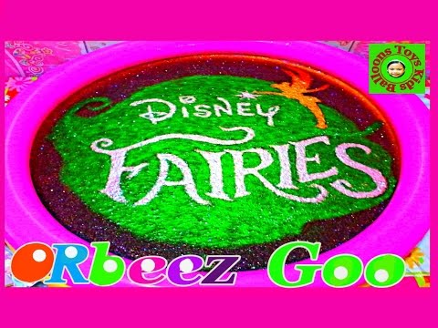 ORBEEZ CRUSH GOO Disney Fairies Sparkle Collection l Tutorial l Glitter Painting Kids Toys Review Video