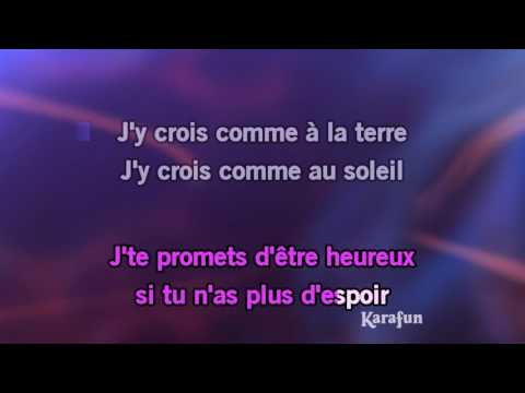 Karaoké Je te promets (Live Born Rocker Tour) - Johnny Hallyday *