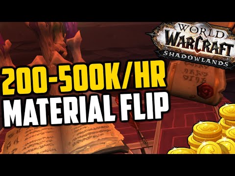 200-500k Gold per hour Material Flip! Inscription is actually SO GOOD for Goldmaking!