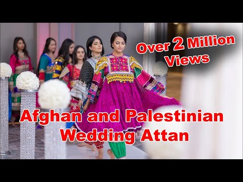 Afghan and Palestinian Wedding Attan Performance