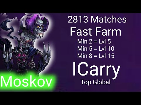 Fast Farm From 2813 Matches • Top Global Moskov " ICarry " ~Mobile Legend