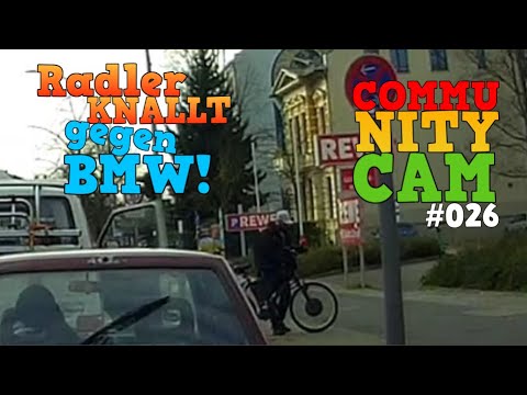 Radfahrer knallt gegen BMW | Community Cam Folge 26