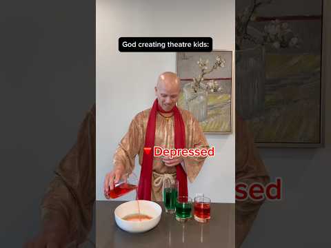God adding buffs ⬆️ and debuffs 🔻 for theatre kids 😂 #comedy #relatable #theatre #theatrekid
