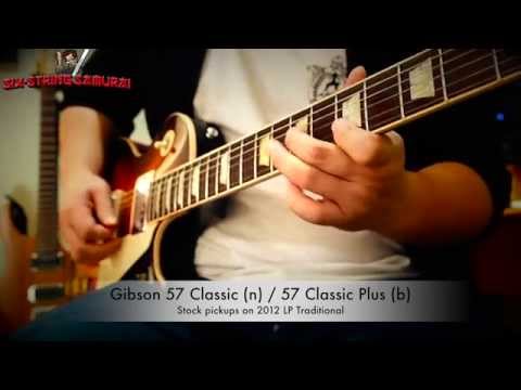 Gibson 57 Classic / Classic Plus vs Seymour Duncan Slash Alnico II Pro Set
