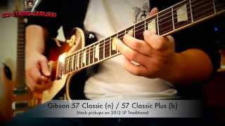 Video thumbnail for Gibson 57 Classic / Classic Plus vs Seymour Duncan Slash Alnico II Pro Set by Six-String Samurai