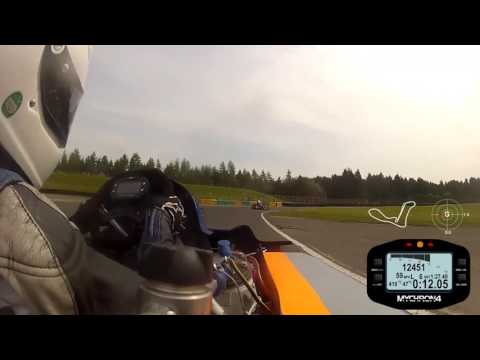 Croft Race 1 Sunday April 2017 Sam Moss #31 125 Open Superkart