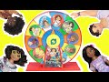 Disney Encanto Spinning Wheel Game DIY SLIME with Mirabel, Luisa, Isabela Dolls